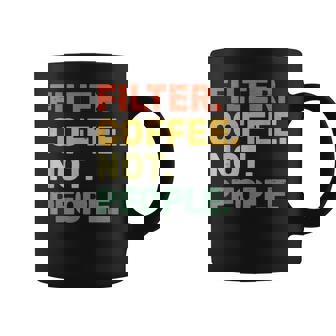 フィルターコーヒー Not People エスプレッソ バリスタ カフェ コーヒーオーバー コーヒーマグ - Kawaiitshirt