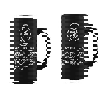 フォネティックコード飛行機パイロット コーヒーマグ - Kawaiitshirt