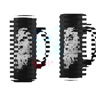 フクロウの傑作 雪フクロウ 鳥アート 動物 雪フクロウ コーヒーマグ - Kawaiitshirt