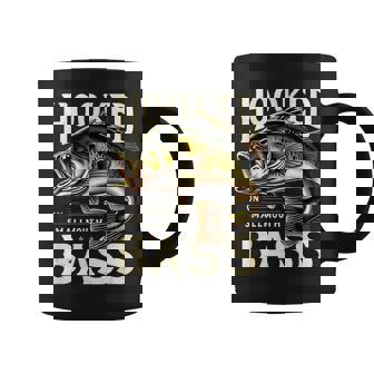 フックオンスモールマウスバスフィッシングシャツ コーヒーマグ - Kawaiitshirt