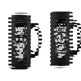 フランケンシュタイン モンスター ブラックワーク コーヒーマグ - Kawaiitshirt