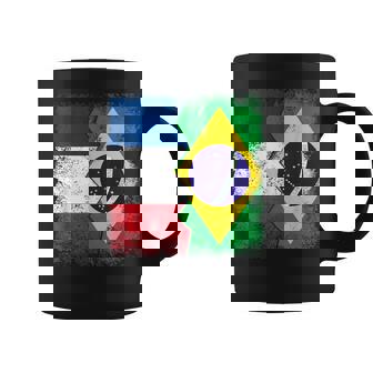フランス ブラジルの旗 コーヒーマグ - Kawaiitshirt