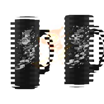 フリースタイルスキーヤー猫 フリースタイルスキー コーヒーマグ - Kawaiitshirt