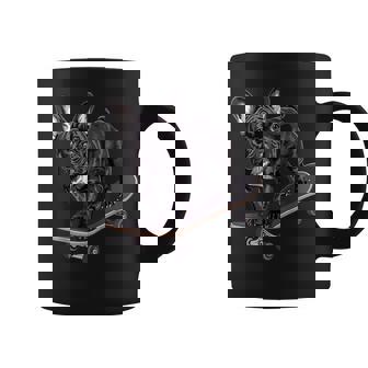 フレンチブルドッグ スケートボード コーヒーマグ - Kawaiitshirt