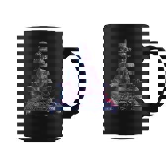 ブッダ Dj 瞑想 ダンス クラブ ハウス ターンテーブル Dj ブッダ コーヒーマグ - Kawaiitshirt