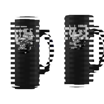 ブリティッシュクラシック スポーツカー ブルー ミニ コーヒーマグ - Kawaiitshirt