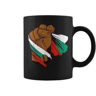 ブルガリア 国旗 パワーハンドフィスト ブルガリアルーツ ブルガリアプライド コーヒーマグ - Kawaiitshirt