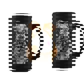 ブルドッグ 写真家 写真カメラ コーヒーマグ - Kawaiitshirt