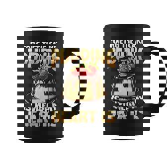 プディングはどこに私の心はチョコレートプリンの恋人 コーヒーマグ - Kawaiitshirt