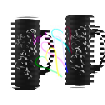 プレッピー パステル キドコア ハート レインボー ラブ バレンタイン コーヒーマグ - Kawaiitshirt