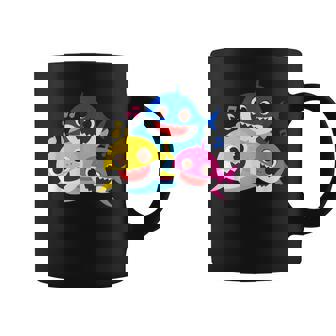 ベイビーシャーク・パパとママとサメなぞく・プレゼント・キッズ・メンズ・ウーマン家族系 コーヒーマグ - Kawaiitshirt