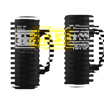 ベース ギター ドラム May The Bass Be With You ベーシスト ドラマー コーヒーマグ - Kawaiitshirt