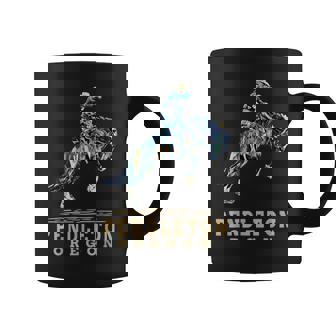 ペンドルトンオレゴン-ロデオ-カウボーイ-ホース コーヒーマグ - Kawaiitshirt