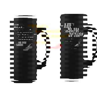 ホット&スパイシーフード ハバネロ チリ&ファニー ペッパーソース コーヒーマグ - Kawaiitshirt