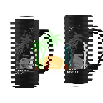 ボラカイ島 ヤシの木 サーフボード 日没 フィリピン ビーチ サーファーガール 東南アジア 島 贈り物 海 お土産 セブ コーヒーマグ - Kawaiitshirt