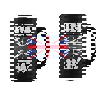 ボンドユニオンフラッグ 007 レトロシャツ コーヒーマグ - Kawaiitshirt