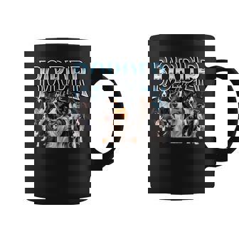 ボーダーコリー 犬 90年代 ブーツレッグ グランジ ラップ グッズスタイル コーヒーマグ - Kawaiitshirt