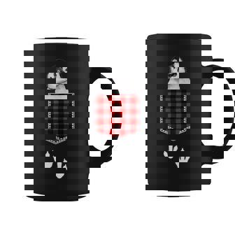 ポケットから覗き出るかわいいペンギン コーヒーマグ - Kawaiitshirt