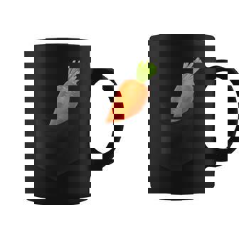 ポケットに入ったニンジン野菜、胸に面白いフルーツニンジン。 コーヒーマグ - Kawaiitshirt