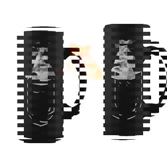 ポケットハムスターシャツ、ポケットに入った面白いハムスター ギフトtシャツ コーヒーマグ - Kawaiitshirt