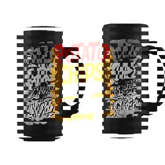 ポテトチップスは常に答えです スナック愛好家 ポテトチップス コーヒーマグ - Kawaiitshirt