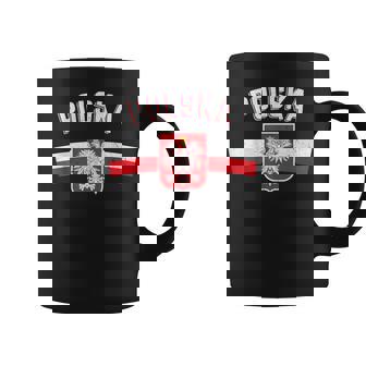 ポーランド 鷲の旗 ポーランドのためのレトロ コーヒーマグ - Kawaiitshirt