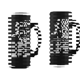 マラソンランナー Run For Your Life ランニング コーヒーマグ - Kawaiitshirt