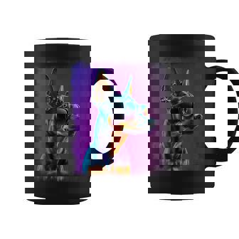 ミニピン 犬 オーナーのミニチュアピンシャーの漫画。 コーヒーマグ - Kawaiitshirt