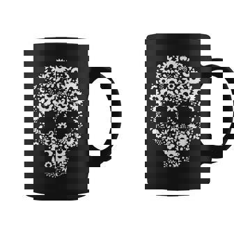 メキシコ人のための死者の日デザインのシュガースカルカラベラ コーヒーマグ - Kawaiitshirt