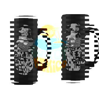 メキシコ湾 1550 レトロ ビーチ ゴルフォ・デ・メキシコ メンズ レディース コーヒーマグ - Kawaiitshirt