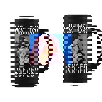 モシ・モシ・ジーザス・デス面白い コーヒーマグ - Kawaiitshirt