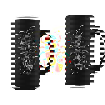 モダン 幾何学的 ミニマリズム イラスト ゴキブリ グラフィック コーヒーマグ - Kawaiitshirt