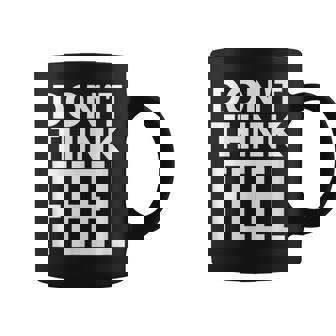 モチベーションを高める引用tシャツ Don't Think Feel インスピレーション コーヒーマグ - Kawaiitshirt