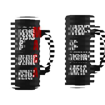 モロンはアメリカを支配している政治的ユーモアの自由のスピーチ コーヒーマグ - Kawaiitshirt