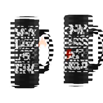 ライトニングボルトでボスの最後の神経質について コーヒーマグ - Kawaiitshirt