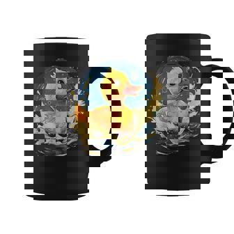 ラバーアヒル 水泳 お絵かき 水彩 ゴム ア コーヒーマグ - Kawaiitshirt