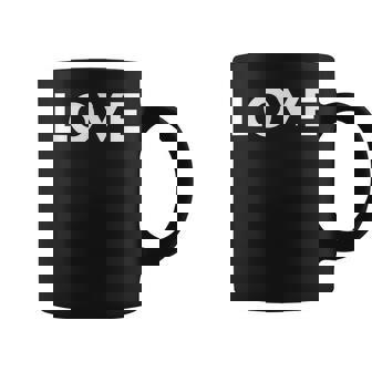 ラブエステティックラブボールドテキストメンズ コーヒーマグ - Kawaiitshirt