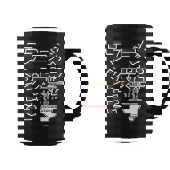 ラーメン大好き（ご飯タイム）ラーメン【変なtシャツ屋さん】主張 メッセージ 面白い イラスト コーヒーマグ - Kawaiitshirt