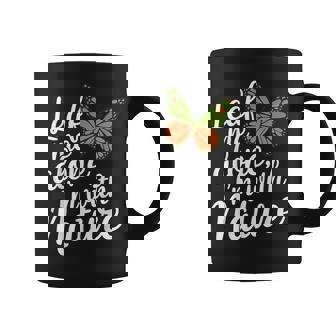 リーフ・ミー・アローン・ネイチャー・デザイン コーヒーマグ - Kawaiitshirt