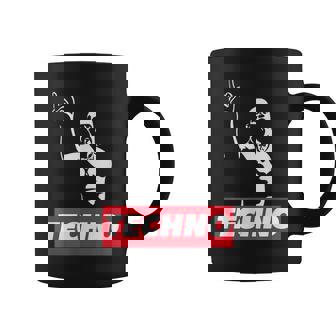 レイバー、Dj、ハードテクノパーティー、フェスティバルのためのテクノバイキング コーヒーマグ - Kawaiitshirt