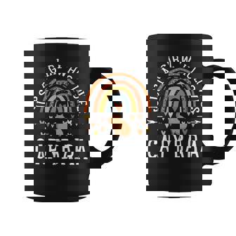 レインボー カピバラシャツ ガールズ Just A Girl Who Loves Capybara コーヒーマグ - Kawaiitshirt