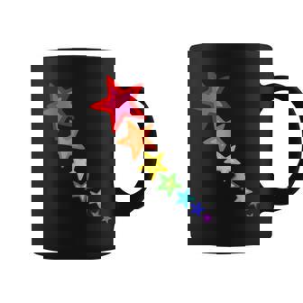 レインボーカラーの星。 コーヒーマグ - Kawaiitshirt