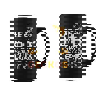 レオパード・ゲッコー愛好家 レオパード・ゲッコーと一緒なら人生はもっと楽しくなる コーヒーマグ - Kawaiitshirt