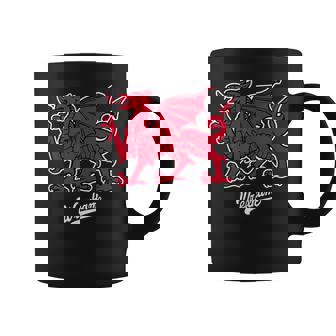 レクサム ウェールズドラゴン 小台本 コーヒーマグ - Kawaiitshirt