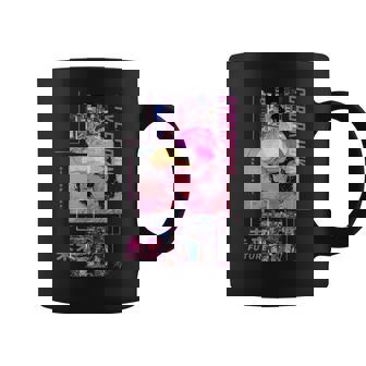 レトロなサイバーパンクヴェイパーウェーブ の 美学を取り入れた日本のサイバーパンクアニメ コーヒーマグ - Kawaiitshirt