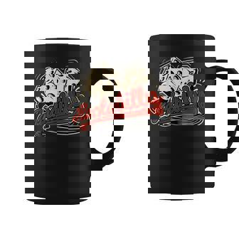 ロカビリーロックミュージックレトロキューブビニール1950sロッカー コーヒーマグ - Kawaiitshirt