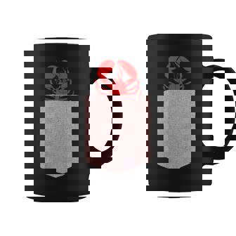 ロブスターデザイン-かわいいポケットアニマルロブスター コーヒーマグ - Kawaiitshirt