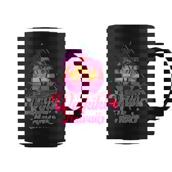 ワイキキ ビーチ バケーション ハワイ サーフ サンセット サーファー レトロ 80年代 コーヒーマグ - Kawaiitshirt