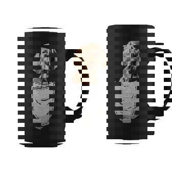 ワイマラナーラナー胸ポケット犬の飼い主 コーヒーマグ - Kawaiitshirt