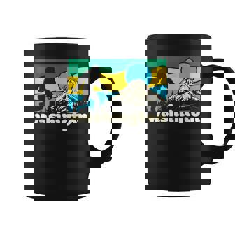 ワシントン州立大学ホームマウンテンズ ビッグフット サスカッチ イエティ ギフト コーヒーマグ - Kawaiitshirt